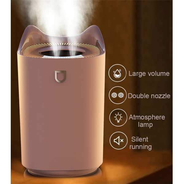 3L USB H20 humidificateur de brouillard refroidi à l'air diffuseur d'aromathérapie